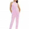 Marc Defang 5022 Long Girls Sequin Pageant Jumpsuit Fun Fashion High Neck Jumpsuits & Rompers 2 Marc Defang 5022 Long Girls Sequin Pageant Jumpsuit Fun Fashion High Neck Jumpsuits & Rompers