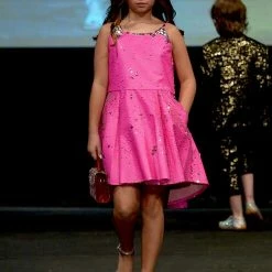 In Stock Marc Defang 5013 Size 8 Short Sequin Fun Fashion Girls Pageant Dress Interview
