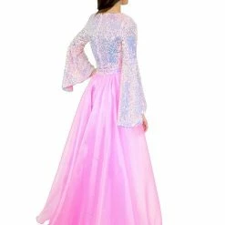 In Stock Jumpsuits & Rompers Marc Defang K8004 Size 14 Kids Sequin Bell Sleeve Jumpsuit Overskirt Pageant Fun Fashion 18 In Stock Jumpsuits & Rompers Marc Defang K8004 Size 14 Kids Sequin Bell Sleeve Jumpsuit Overskirt Pageant Fun Fashion