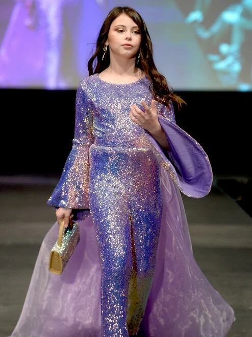 In Stock Jumpsuits & Rompers Marc Defang K8004 Size 14 Kids Sequin Bell Sleeve Jumpsuit Overskirt Pageant Fun Fashion 11 In Stock Jumpsuits & Rompers Marc Defang K8004 Size 14 Kids Sequin Bell Sleeve Jumpsuit Overskirt Pageant Fun Fashion