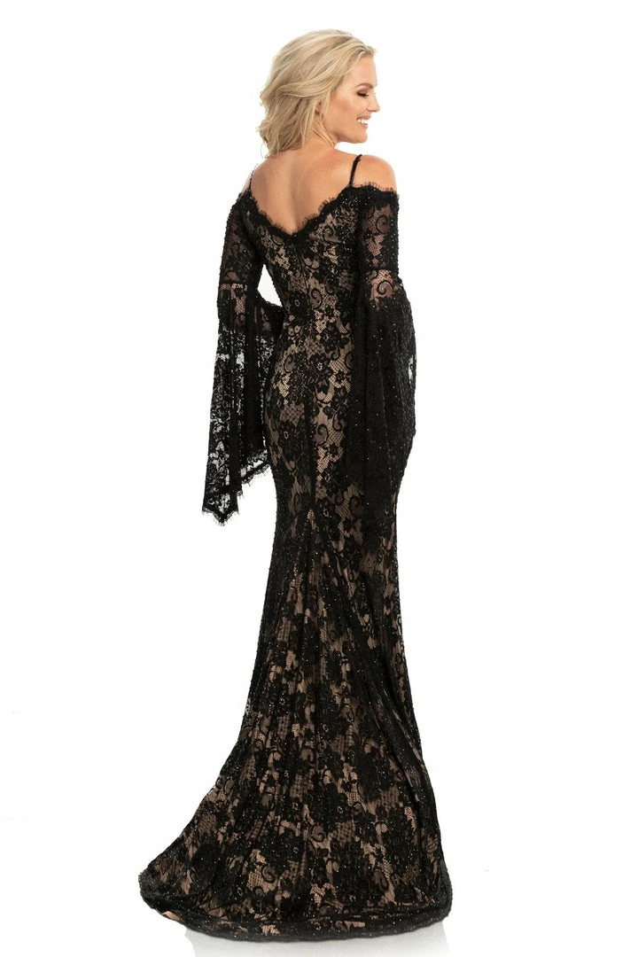 Discontinued Johnathan Kayne 8249 Long Lace Bell Sleeve Formal Dress Slit Pageant Gown Long Sleeve Dresses 6 Discontinued Johnathan Kayne 8249 Long Lace Bell Sleeve Formal Dress Slit Pageant Gown Long Sleeve Dresses