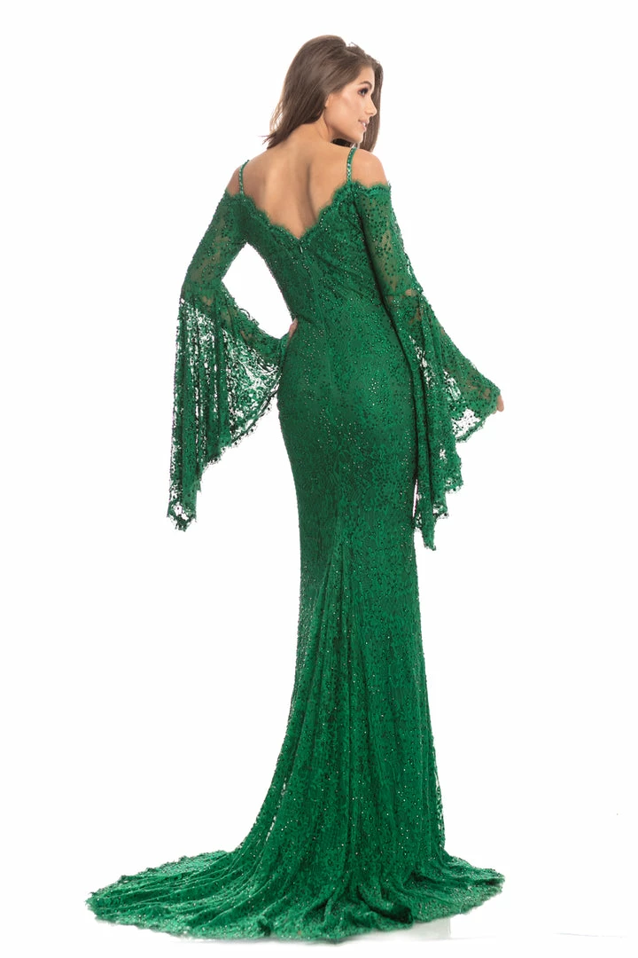 Discontinued Johnathan Kayne 8249 Long Lace Bell Sleeve Formal Dress Slit Pageant Gown Long Sleeve Dresses 12 Discontinued Johnathan Kayne 8249 Long Lace Bell Sleeve Formal Dress Slit Pageant Gown Long Sleeve Dresses