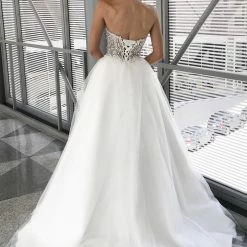 In Stock Johnathan Kayne Bridal B200 Size 16 Sheer Crystal A Line Ballgown Wedding Dress Bridal Gown Tulle Ballgown Dresses 5 In Stock Johnathan Kayne Bridal B200 Size 16 Sheer Crystal A Line Ballgown Wedding Dress Bridal Gown Tulle Ballgown Dresses