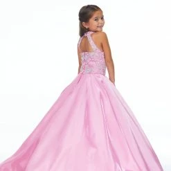 In Stock Ashley Lauren 8050 Lilac Size 8 Kids Pageant Dress Ball Gown With Pearl & Crystal Bodice Ballgown Dresses