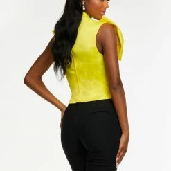 Ashleylauren Ashley Lauren 9003 Dramatic Bow Top
