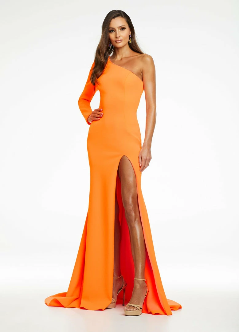 Ashleylauren Ashley Lauren 11117 One Shoulder Corset Prom Dress With Slit 3 Ashleylauren Ashley Lauren 11117 One Shoulder Corset Prom Dress With Slit