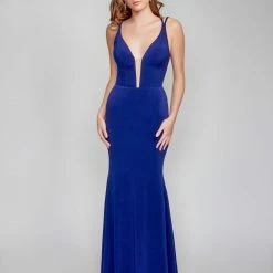 Mermaid Dresses Nina Canacci 2324 Long Mermaid Prom Pageant Gown