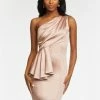 Ashleylauren Ashley Lauren 4495 One Shoulder Fitted Cocktail Dress