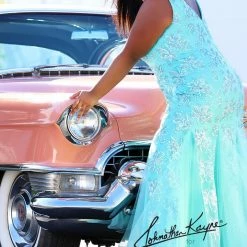 In Stock Mermaid Dresses Johnathan Kayne Sydney's Closet JK2108 Size 16 Sequin Mermaid Prom Dress Plus Sized