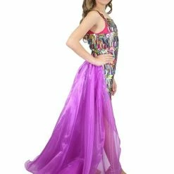 In Stock Marc Defang 5010 Size 12 Short Girls Sequin Romper Fun Fashion Overskirt Pageant Kids