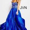 In Stock Ballgown Dresses Jovani JVN 45591 Royal Blue Size 16 Corset Prom Dress Pageant Gown Formal