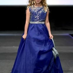 Marc Defang 5009 Long A Line Sequin Girls Ball Gown Pageant Dress Chiffon Kids Ballgown Dresses 30 Marc Defang 5009 Long A Line Sequin Girls Ball Gown Pageant Dress Chiffon Kids Ballgown Dresses