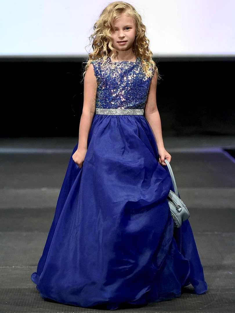 Marc Defang 5009 Long A Line Sequin Girls Ball Gown Pageant Dress Chiffon Kids Ballgown Dresses 15 Marc Defang 5009 Long A Line Sequin Girls Ball Gown Pageant Dress Chiffon Kids Ballgown Dresses