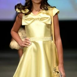 Marc Defang K6013 Short A Line Girls Pageant Cocktail Dress Interview Bow