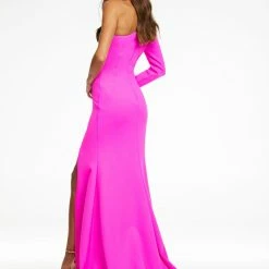 Ashleylauren Ashley Lauren 11117 One Shoulder Corset Prom Dress With Slit 19 Ashleylauren Ashley Lauren 11117 One Shoulder Corset Prom Dress With Slit