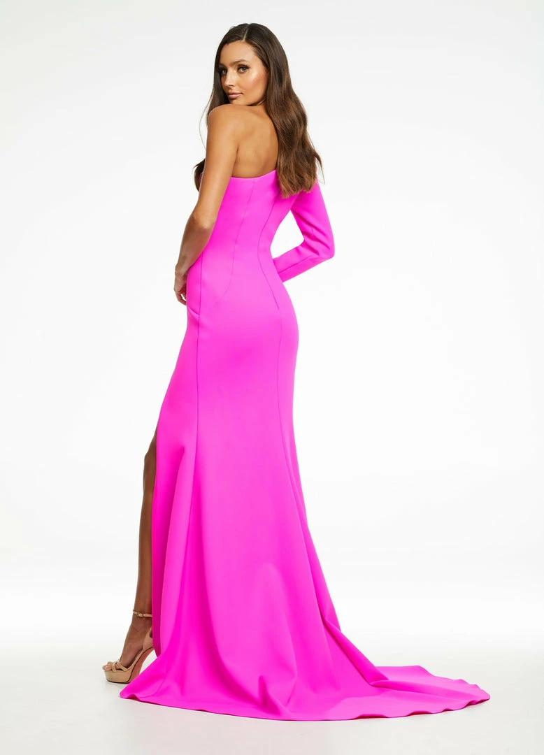 Ashleylauren Ashley Lauren 11117 One Shoulder Corset Prom Dress With Slit 9 Ashleylauren Ashley Lauren 11117 One Shoulder Corset Prom Dress With Slit