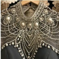 In Stock Jovani JVN 48641 Size 4 Long A Line Formal Dress Embellished Gown High Neck Long Sleeve Dresses 8 In Stock Jovani JVN 48641 Size 4 Long A Line Formal Dress Embellished Gown High Neck Long Sleeve Dresses