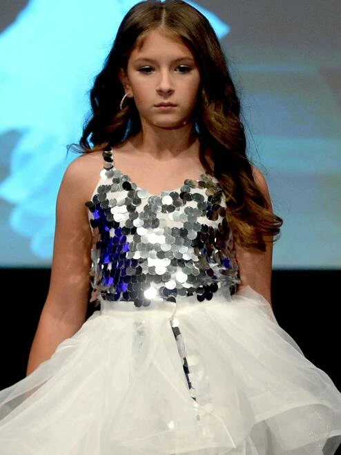 Marc Defang 5002 High Low Sequin Girls Pageant Romper Layered Detachable Overskirt 19 Marc Defang 5002 High Low Sequin Girls Pageant Romper Layered Detachable Overskirt