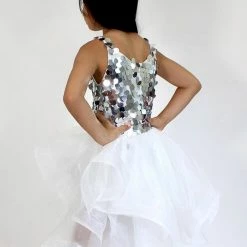 Marc Defang 5002 High Low Sequin Girls Pageant Romper Layered Detachable Overskirt 28 Marc Defang 5002 High Low Sequin Girls Pageant Romper Layered Detachable Overskirt