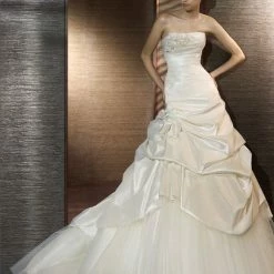 In Stock San Patrick Carey Size 16 Ballgown Wedding Dress Pickups Tulle Princess Designer Ballgown Dresses