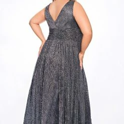 Discontinued Long Sleeve Dresses Sydneys Closet SC 7284 V Neckline Wide Straps Plus Size Prom Dress Evening Gown 16 Discontinued Long Sleeve Dresses Sydneys Closet SC 7284 V Neckline Wide Straps Plus Size Prom Dress Evening Gown