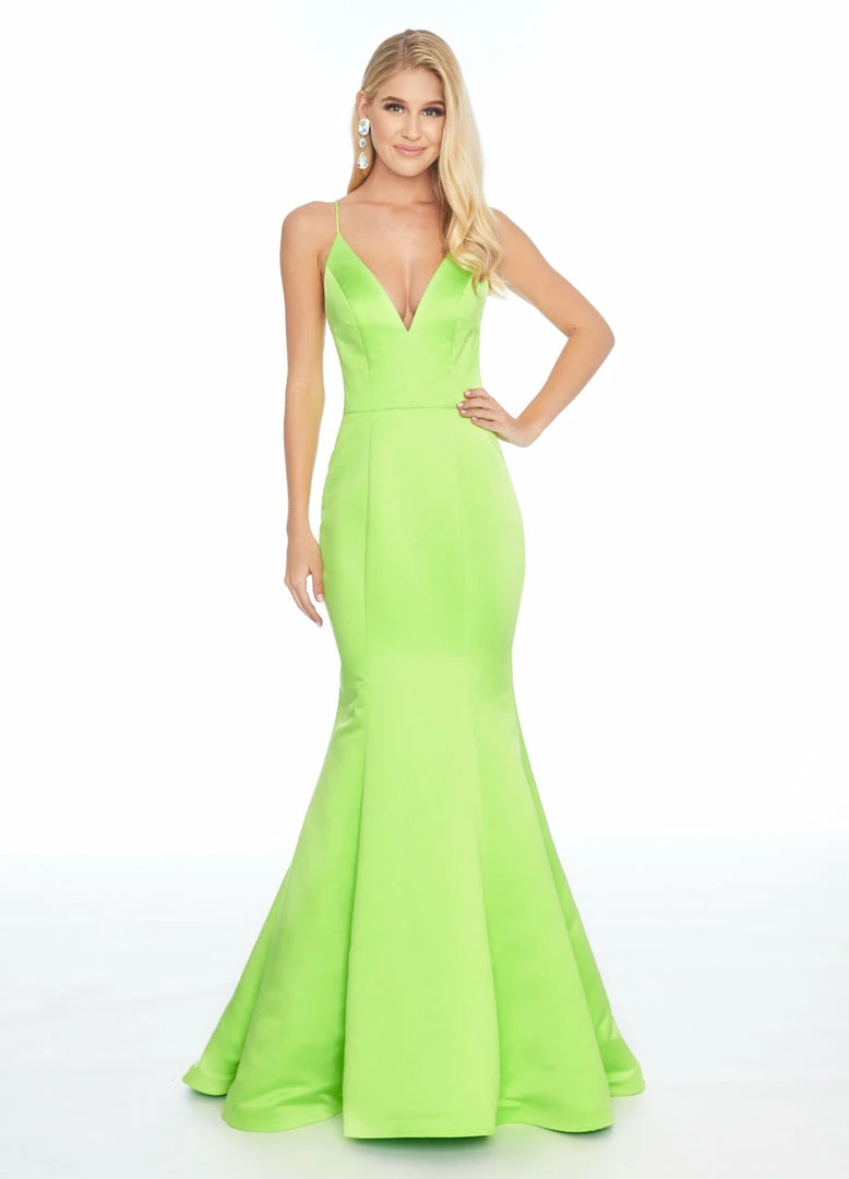 Ashleylauren Ashley Lauren 1793 Heavy Satin Mermaid Prom Dress With Corset Back 6 Ashleylauren Ashley Lauren 1793 Heavy Satin Mermaid Prom Dress With Corset Back