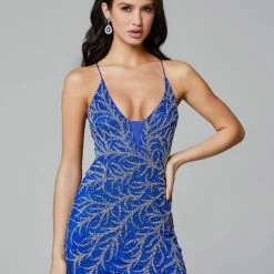 Primavera Couture 3636 Long Fitted Beaded Prom Dress V Neck Slit Formal Pageant Backless Dresses 72 Primavera Couture 3636 Long Fitted Beaded Prom Dress V Neck Slit Formal Pageant Backless Dresses