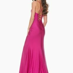 In Stock Corset Dresses Ashley Lauren 11040 Sz 8 Raspberry Lace Up Back Prom Dress With Twist Knot Detail And Slit 12 In Stock Corset Dresses Ashley Lauren 11040 Sz 8 Raspberry Lace Up Back Prom Dress With Twist Knot Detail And Slit
