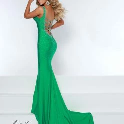 Johnathan Kayne 2445 Lycra Prom Dress Corset Backless Backless Dresses