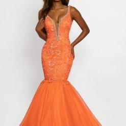 Johnathan Kayne 2229 Embellished Lace Mermaid Prom Dress Pageant Gown Mermaid Dresses
