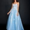 In Stock Ballgown Dresses Nina Canacci 9137 Size 2,4,6 Lace Ballgown Prom Dress Wedding Gown Strapless Sweetheart Neckline