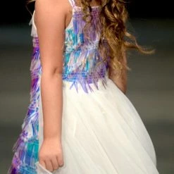 In Stock Marc Defang 5010 Size 12 Short Girls Sequin Romper Fun Fashion Overskirt Pageant Kids