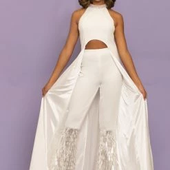 In Stock Sugar Kayne C131 Size 10 Pink Girls Pageant Jumpsuit Fun Fashion With Overskirt Train Fun Fashion Fringe & Tassels 11 In Stock Sugar Kayne C131 Size 10 Pink Girls Pageant Jumpsuit Fun Fashion With Overskirt Train Fun Fashion Fringe & Tassels