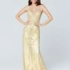In Stock Primavera Couture 3428 Size 22 Embellished Beaded V Neckline Prom Dress Evening Gown