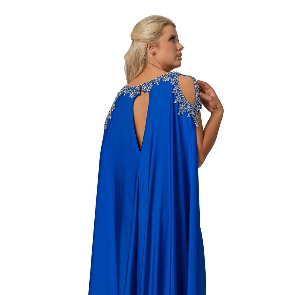 In Stock Johnathan Kayne 2075 Size 4 Embellished High Neckline Pageant Dress Cape Evening Gown 6 In Stock Johnathan Kayne 2075 Size 4 Embellished High Neckline Pageant Dress Cape Evening Gown