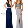 In Stock Zasa Chic By Karishma Creations Z2097 Midnight Size 10 Prom Dress Pageant Gown