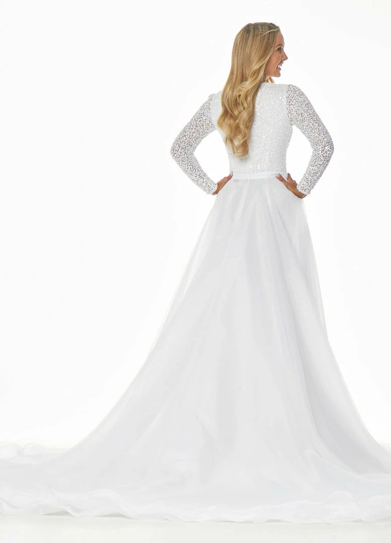 Ashleylauren Ashley Lauren 1739 Long Organza Overskirt Wire Hem Pageant Prom Layer Ivory 4 Ashleylauren Ashley Lauren 1739 Long Organza Overskirt Wire Hem Pageant Prom Layer Ivory